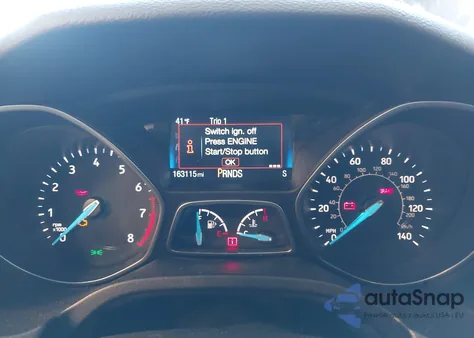 2015 Ford Focus Titanium z USA, uszkodzony, nr VIN 1FADP3N29FL314235